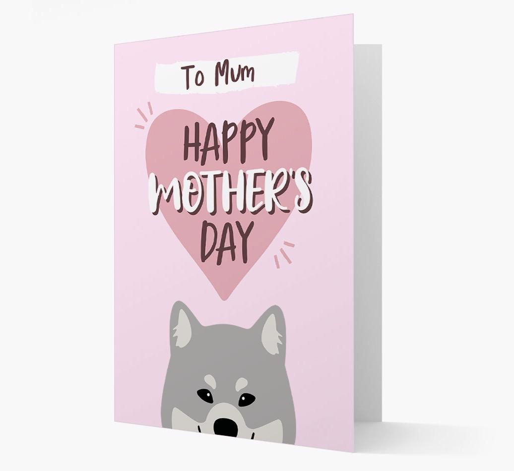 'Happy Mother's Day' - Personalised {breedFullName} Card