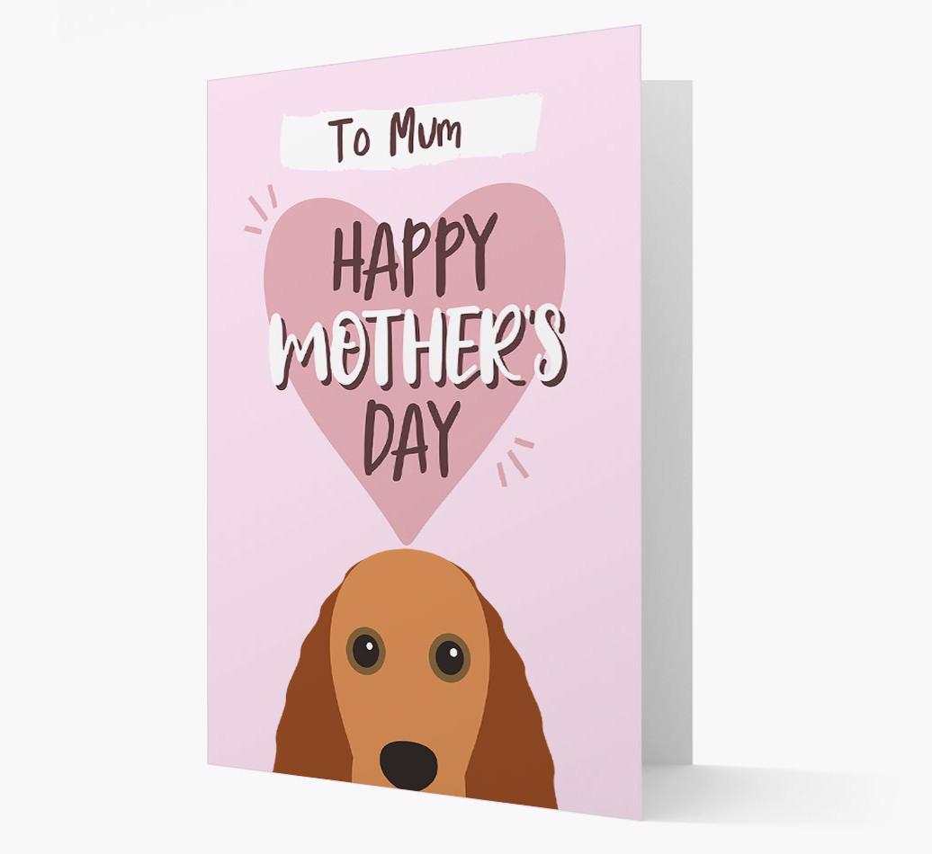 'Happy Mother's Day' - Personalised {breedFullName} Card