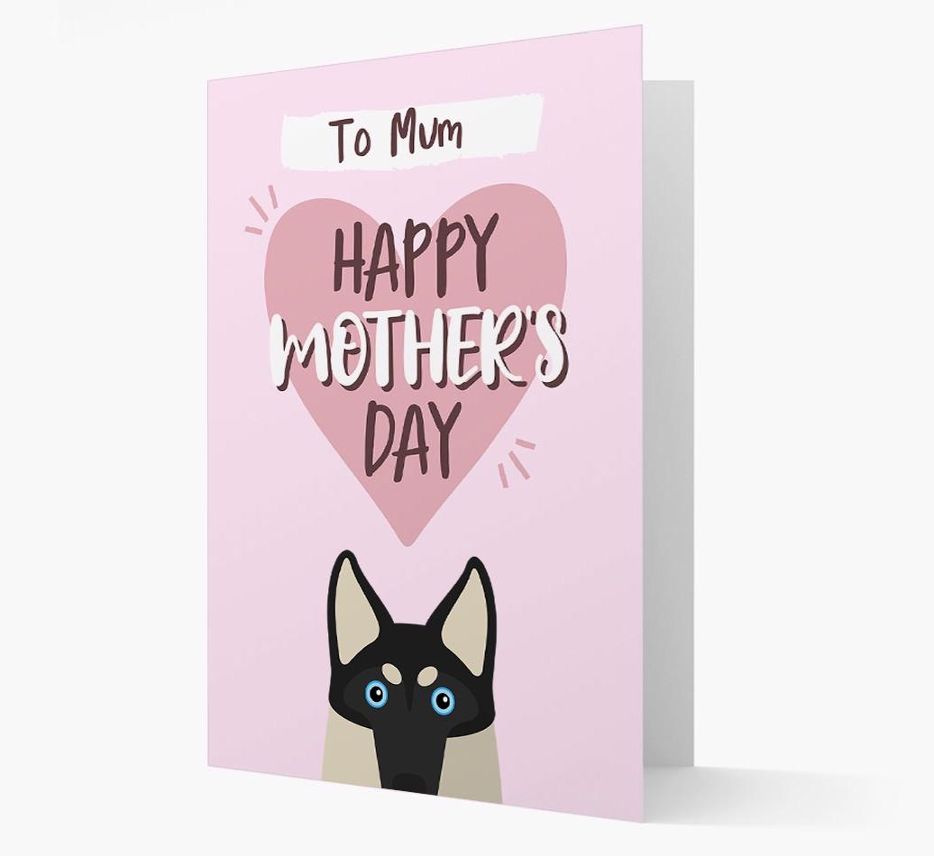 'Happy Mother's Day' - Personalised {breedFullName} Card