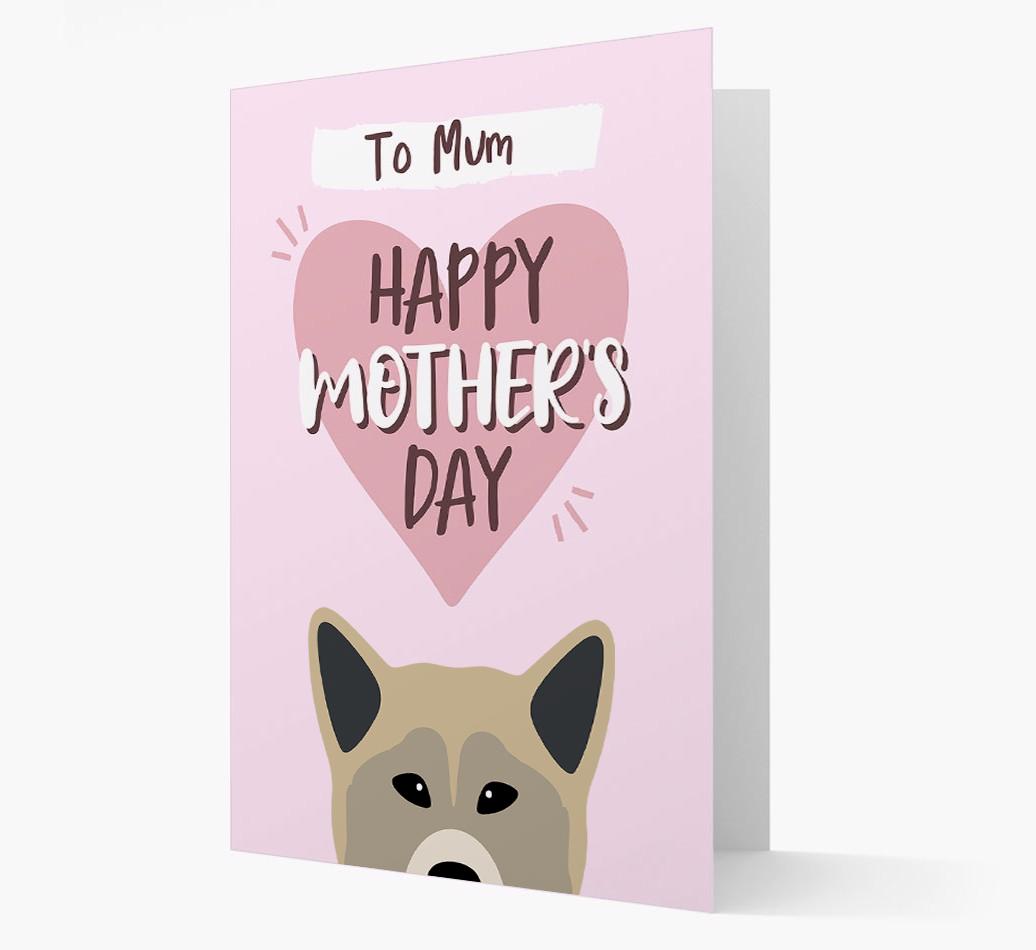 'Happy Mother's Day' - Personalised {breedFullName} Card