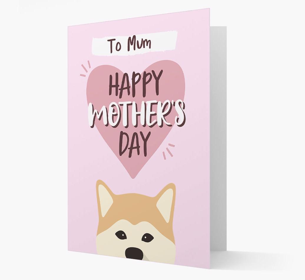 'Happy Mother's Day' - Personalised {breedFullName} Card