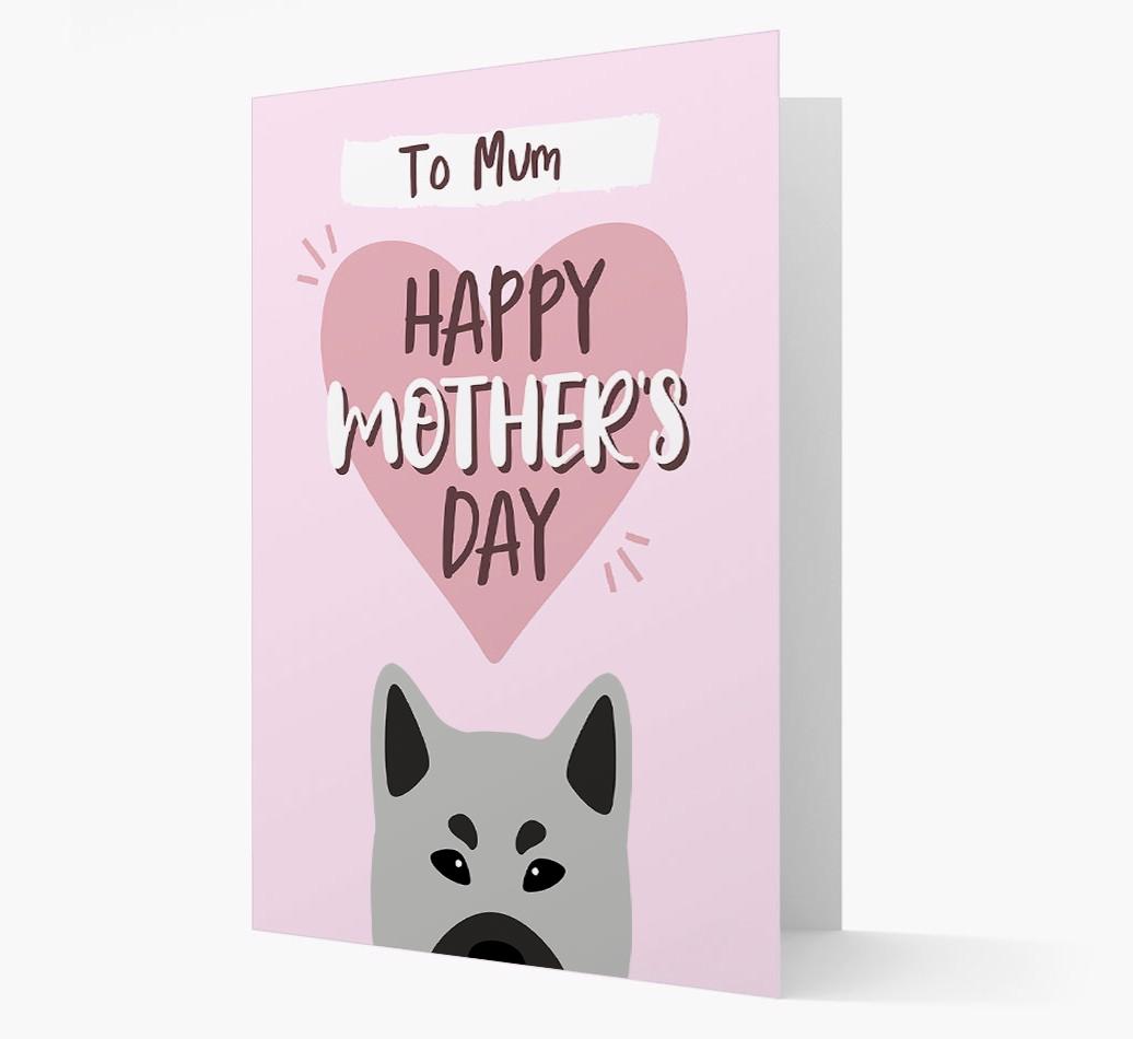 'Happy Mother's Day' - Personalised {breedFullName} Card