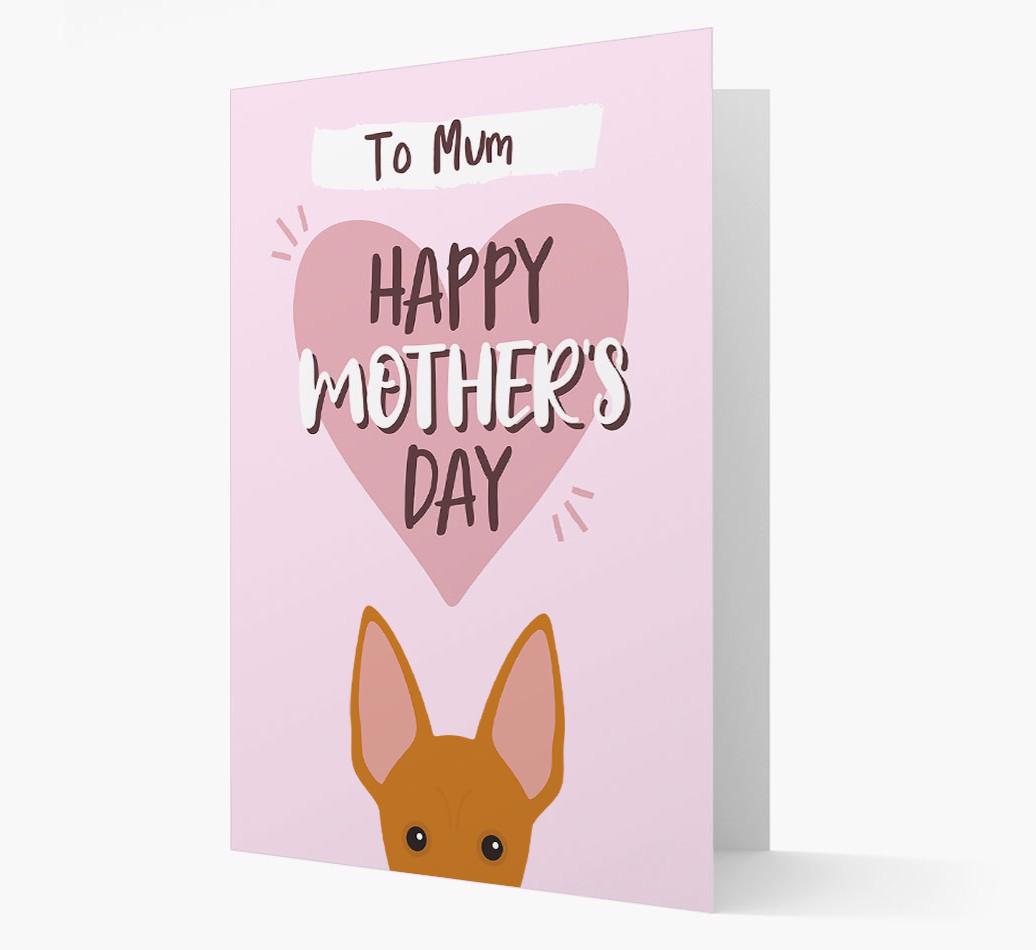 'Happy Mother's Day' - Personalised {breedFullName} Card