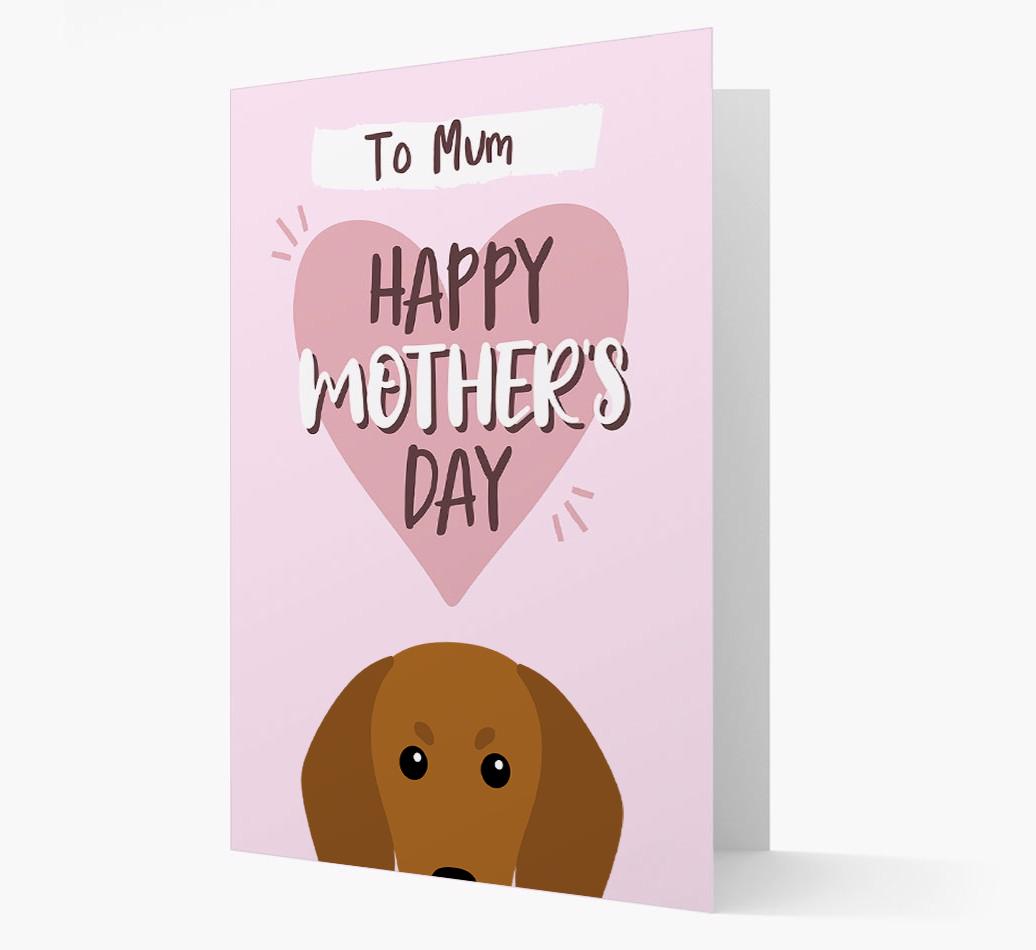 'Happy Mother's Day' - Personalised {breedFullName} Card