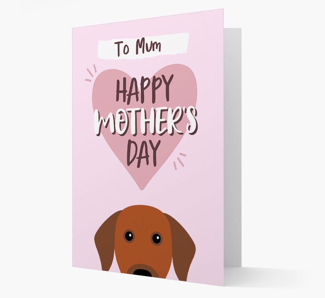 'Happy Mother's Day' - Personalised {breedFullName} Card