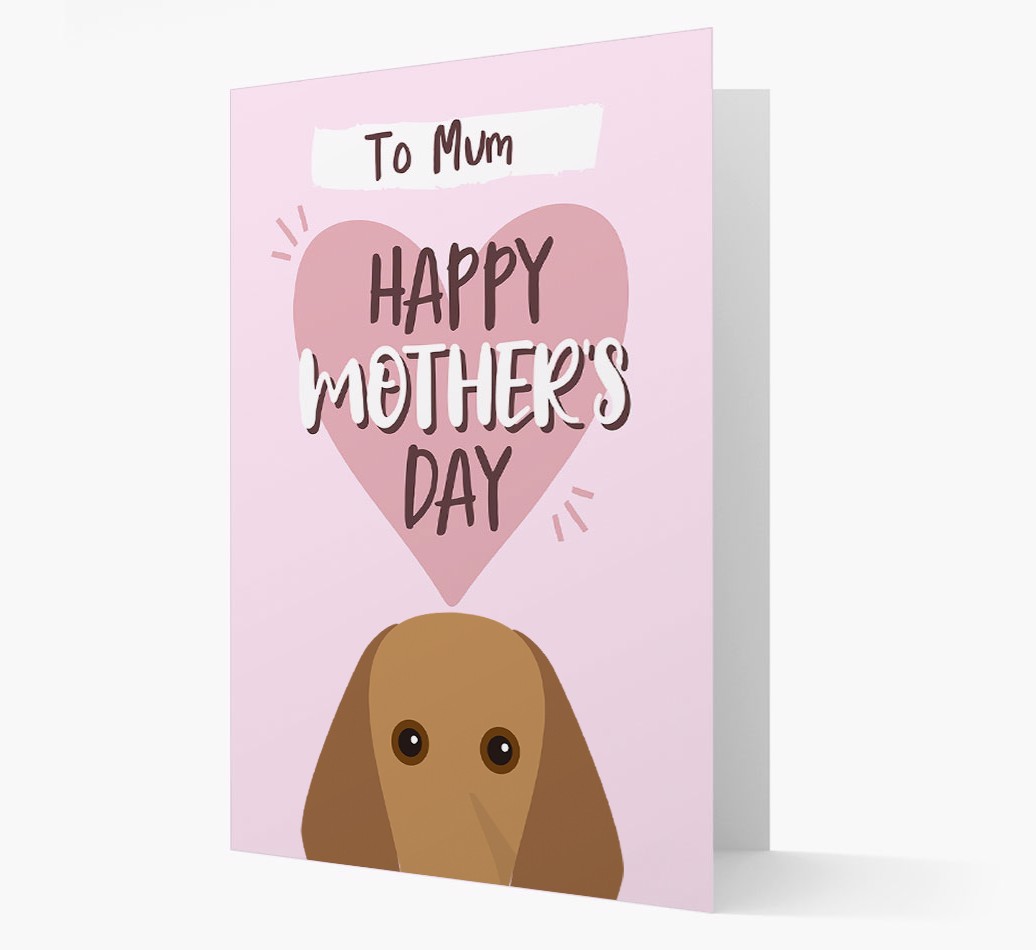 'Happy Mother's Day' - Personalised {breedFullName} Card