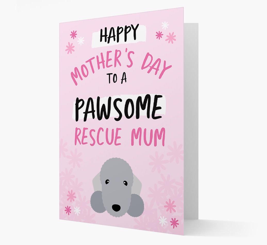 'Pawsome Rescue Mum' - Personalised {breedFullName} Card