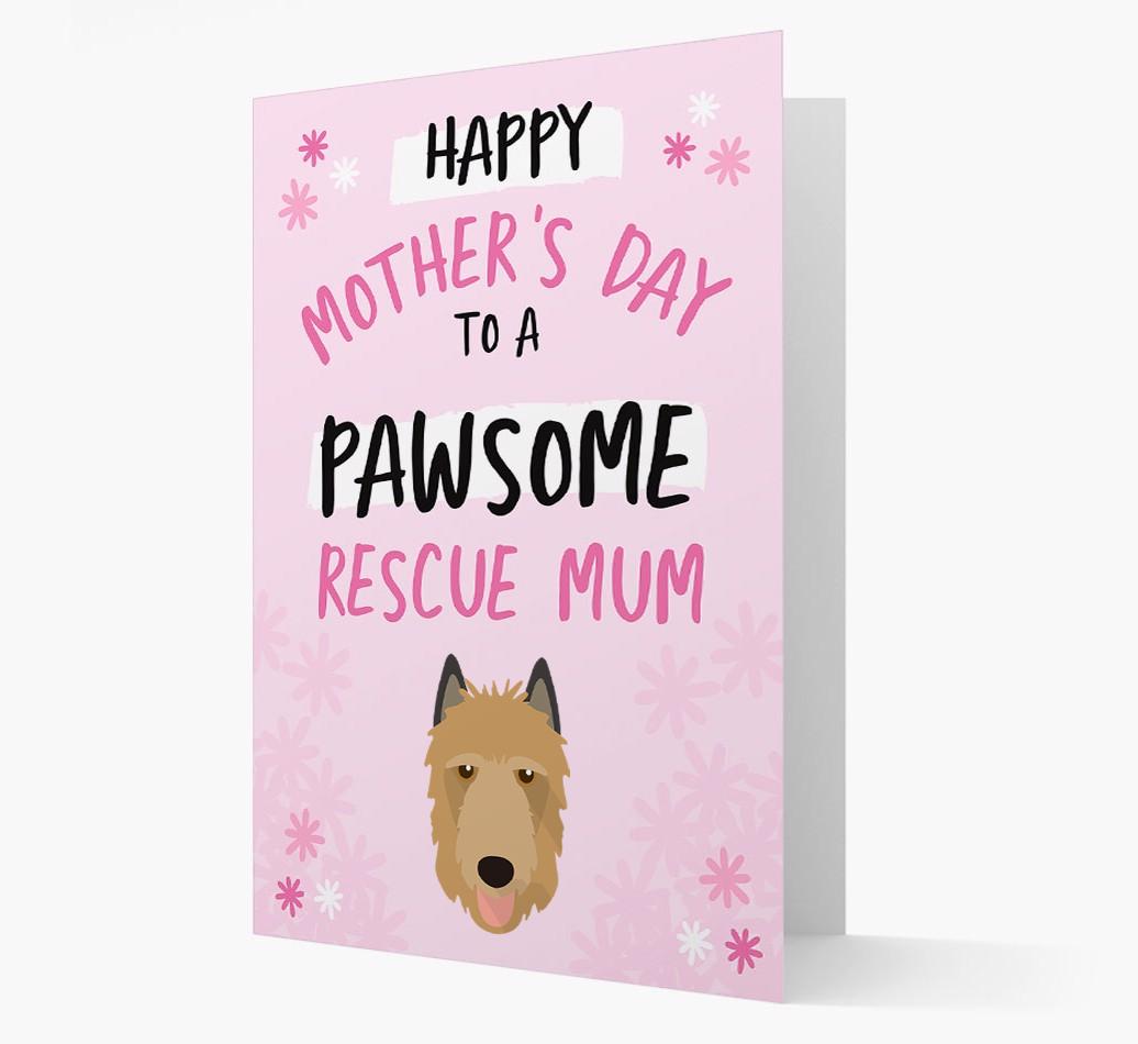 'Pawsome Rescue Mum' - Personalised {breedFullName} Card