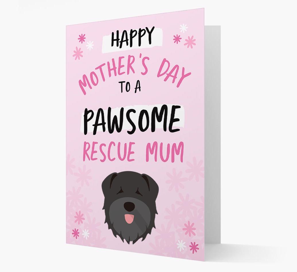 'Pawsome Rescue Mum' - Personalised {breedFullName} Card
