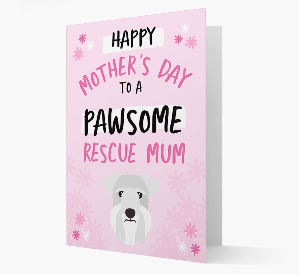 'Pawsome Rescue Mum' - Personalised {breedFullName} Card