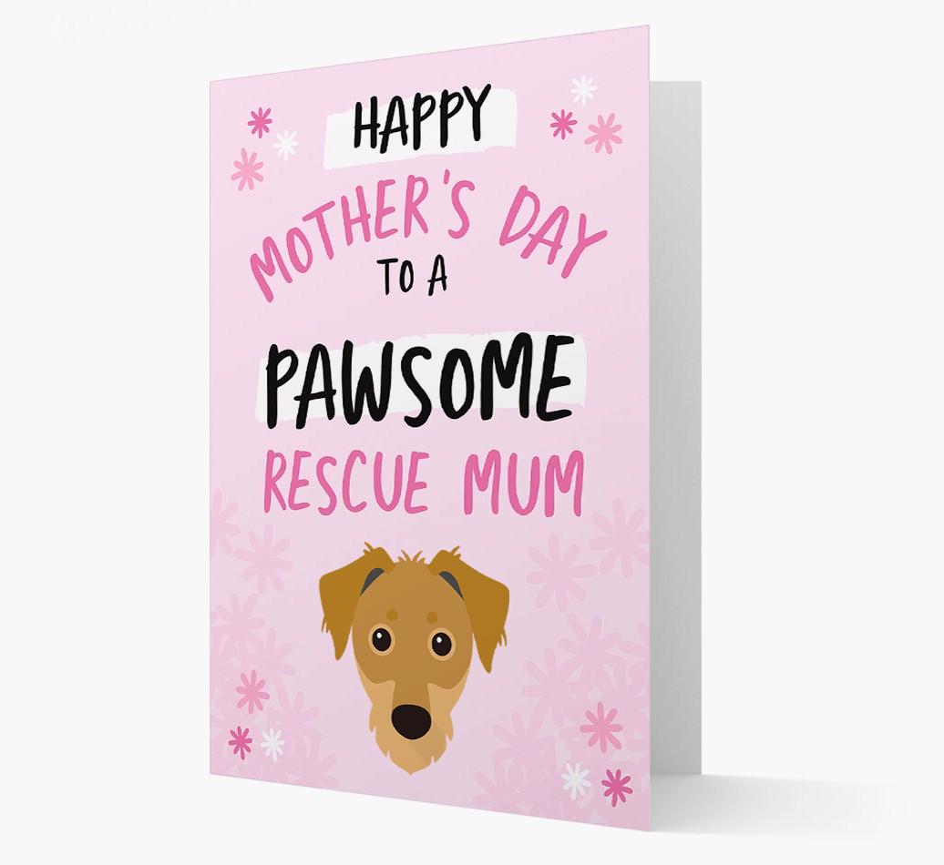 'Pawsome Rescue Mum' - Personalised {breedFullName} Card