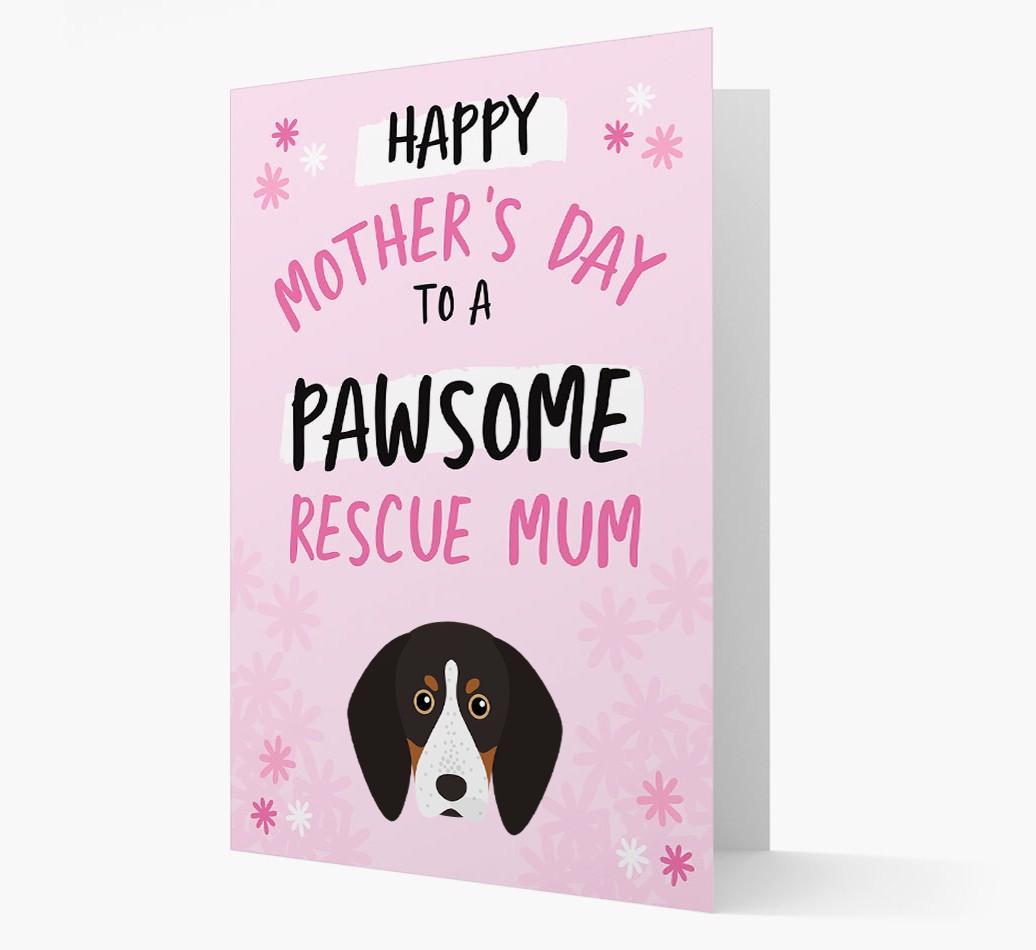 'Pawsome Rescue Mum' - Personalised {breedFullName} Card
