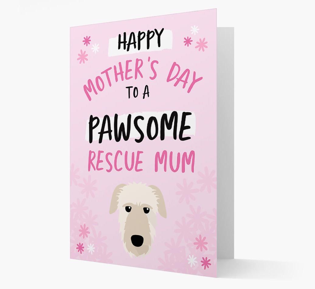 'Pawsome Rescue Mum' - Personalised {breedFullName} Card