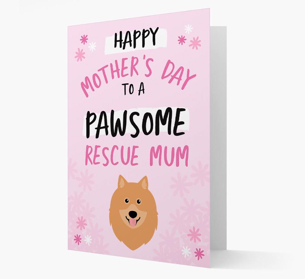 'Pawsome Rescue Mum' - Personalised {breedFullName} Card