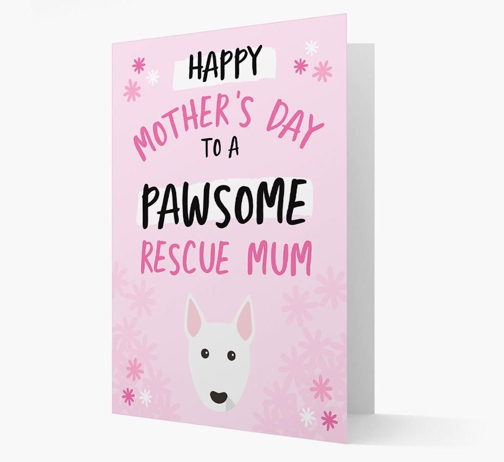 'Pawsome Rescue Mum' - Personalised {breedFullName} Card