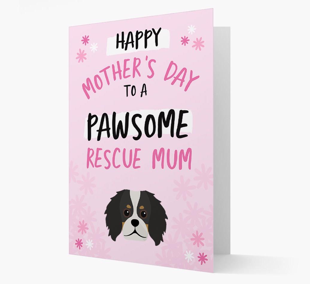 'Pawsome Rescue Mum' - Personalised {breedFullName} Card