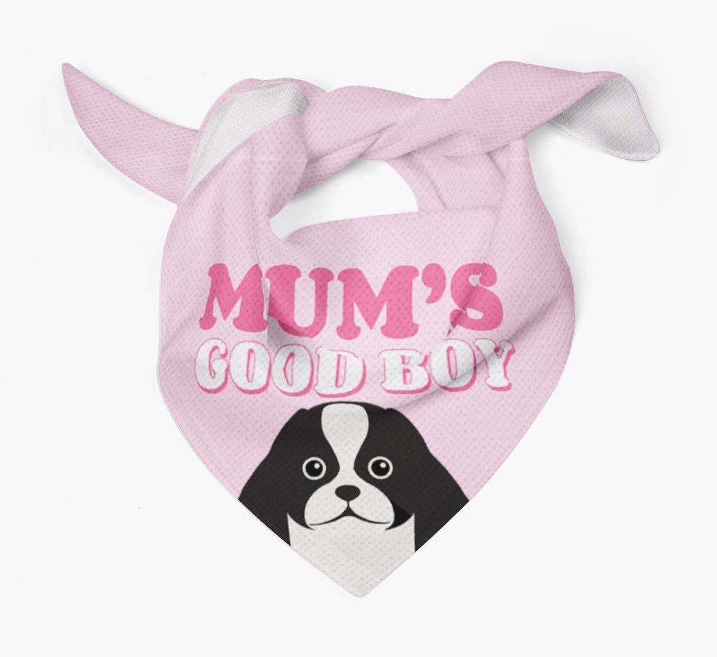 'Mum's Good Boy' - Personalised {breedFullName} Bandana