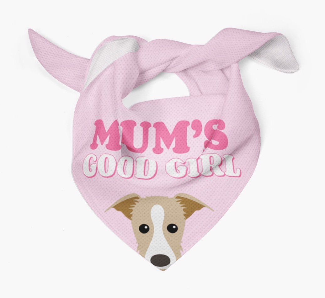 'Mum's Good Girl' - Personalised {breedFullName} Bandana