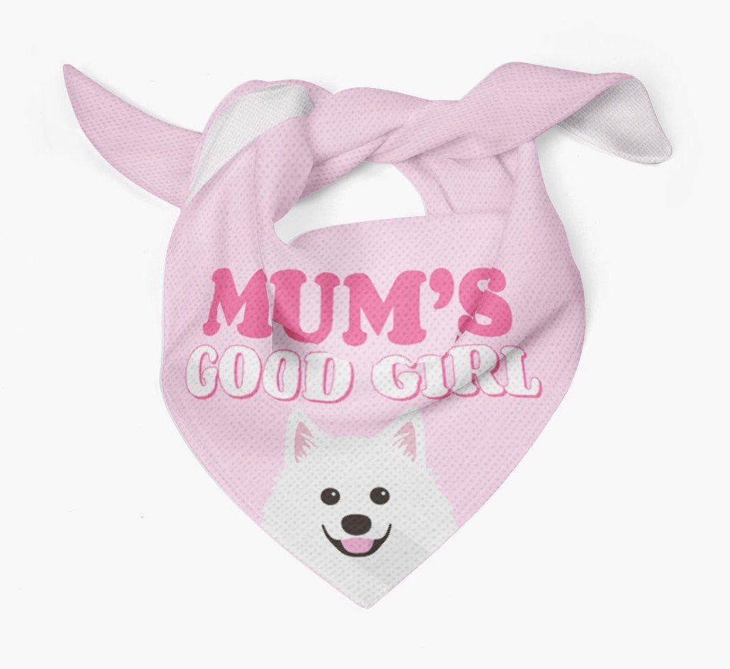 'Mum's Good Girl' - Personalised {breedFullName} Bandana