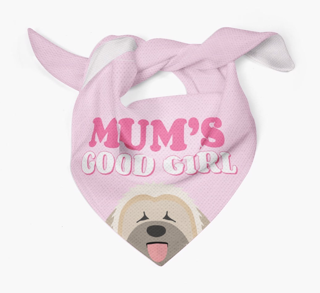 'Mum's Good Girl' - Personalised {breedFullName} Bandana