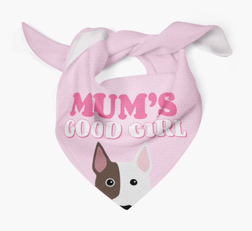 'Mum's Good Girl' - Personalised {breedFullName} Bandana