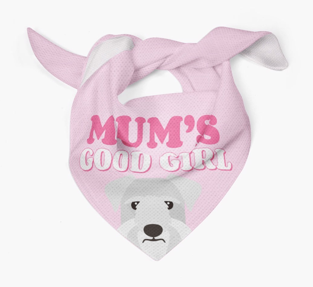 'Mum's Good Girl' - Personalised {breedFullName} Bandana