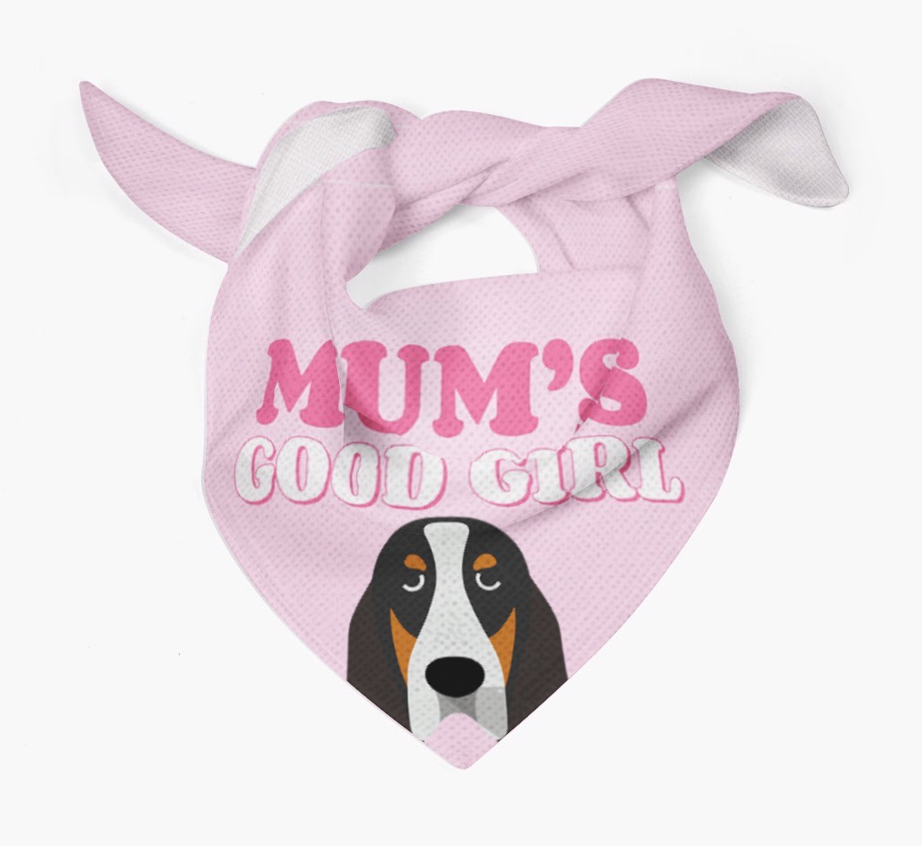 'Mum's Good Girl' - Personalised {breedFullName} Bandana