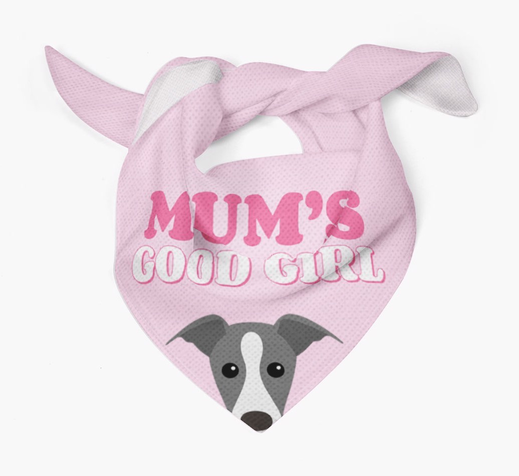 'Mum's Good Girl' - Personalised {breedFullName} Bandana