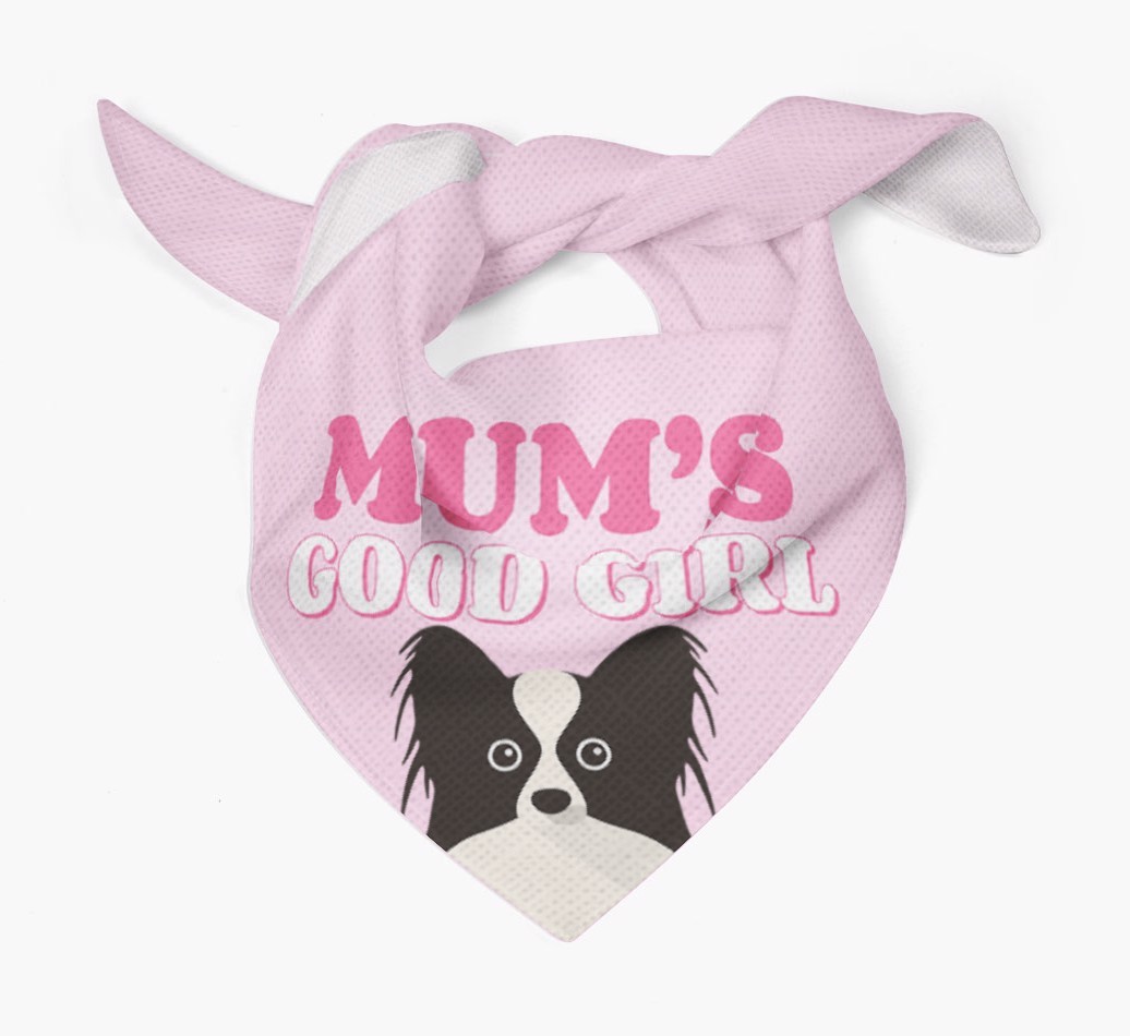 'Mum's Good Girl' - Personalised {breedFullName} Bandana