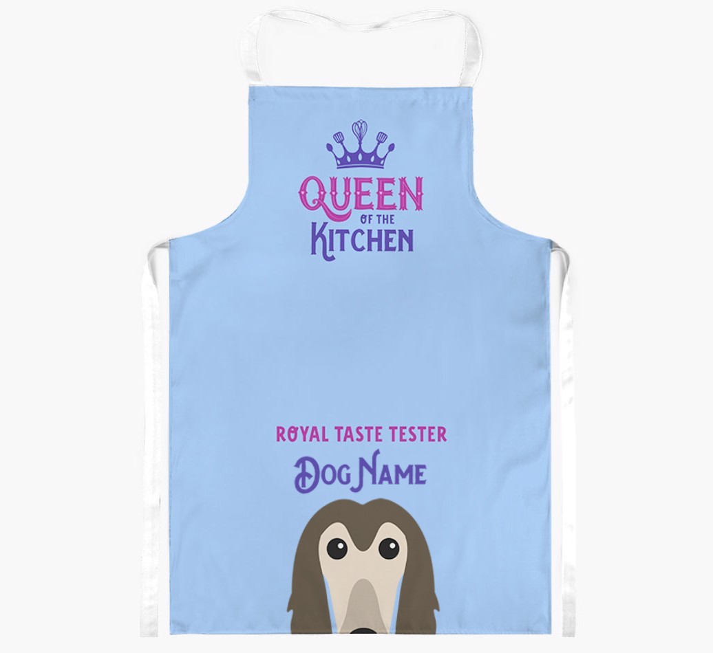 Queen of the Kitchen: Personalised {breedFullName} Apron