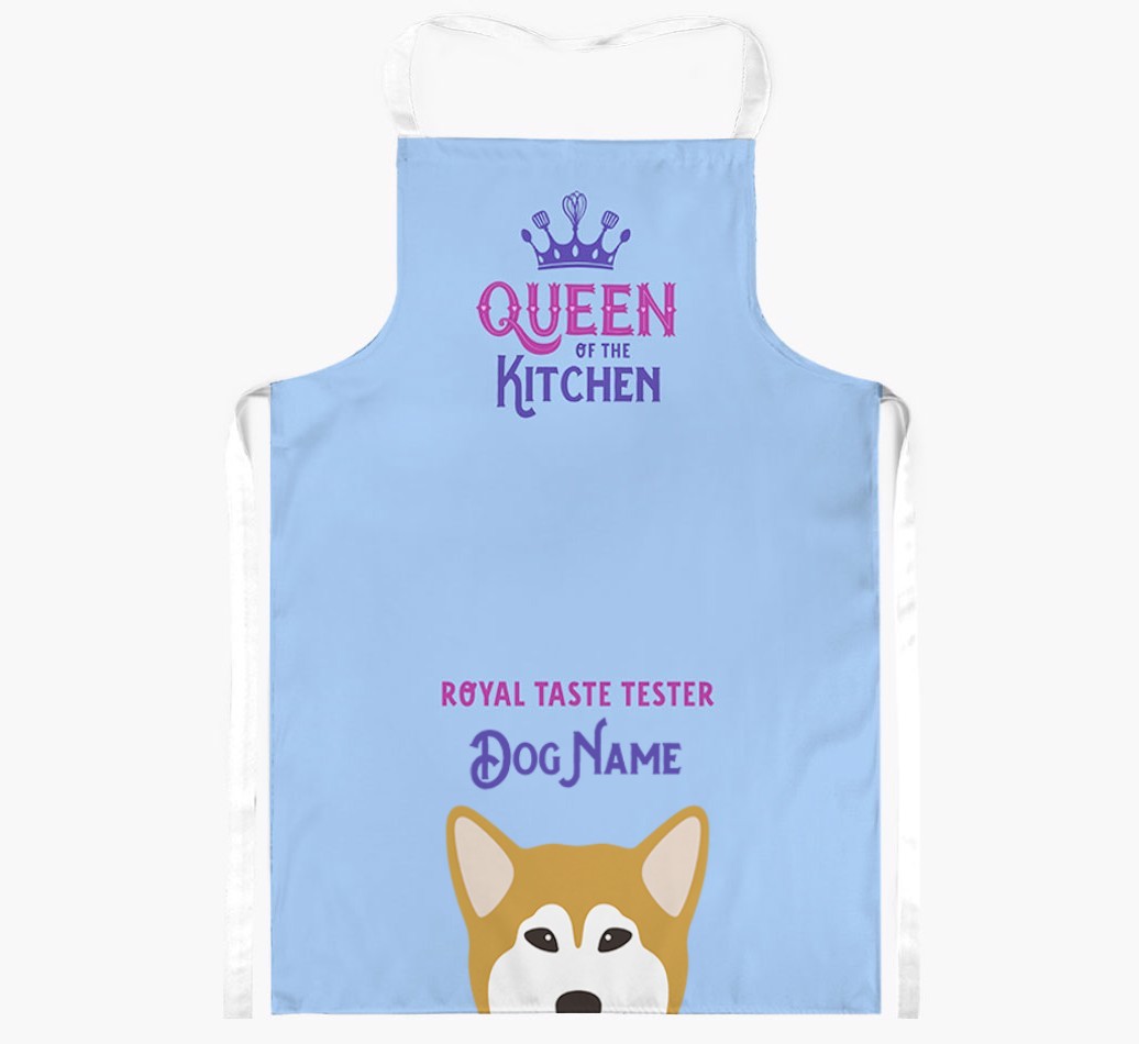 Queen of the Kitchen: Personalised {breedFullName} Apron
