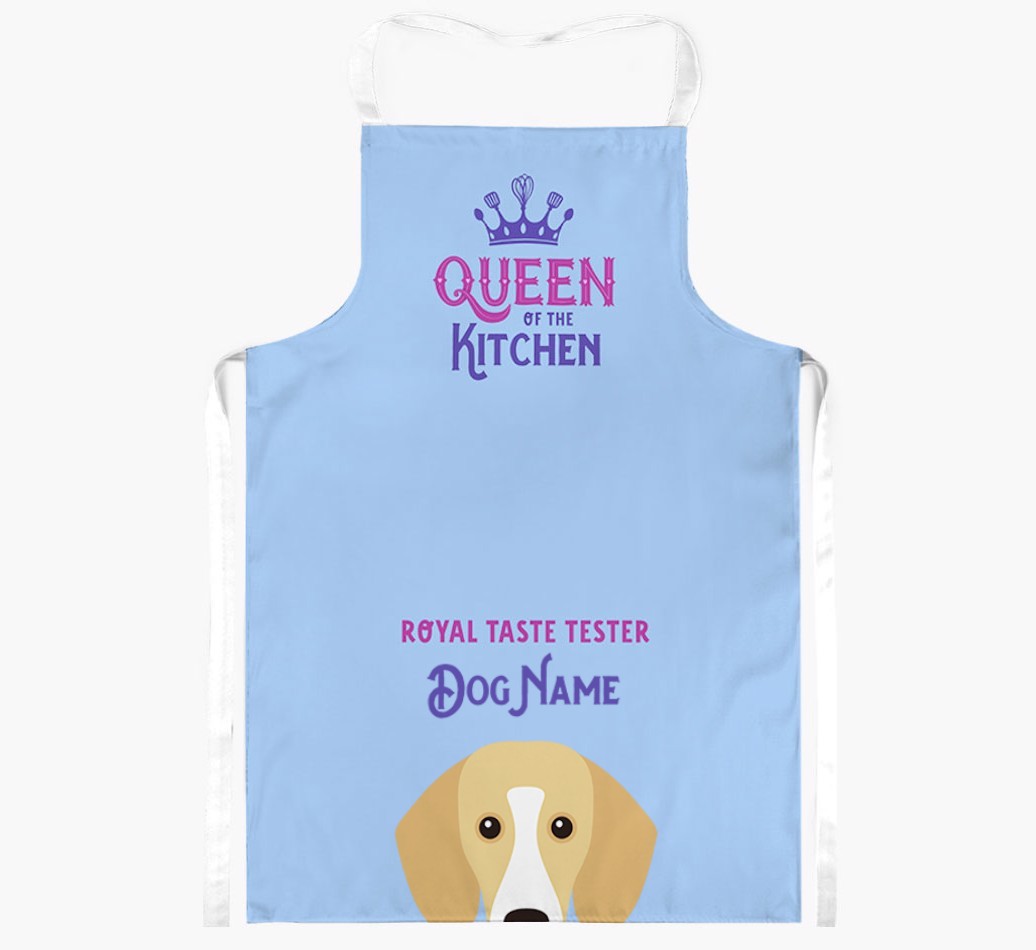 Queen of the Kitchen: Personalised {breedFullName} Apron