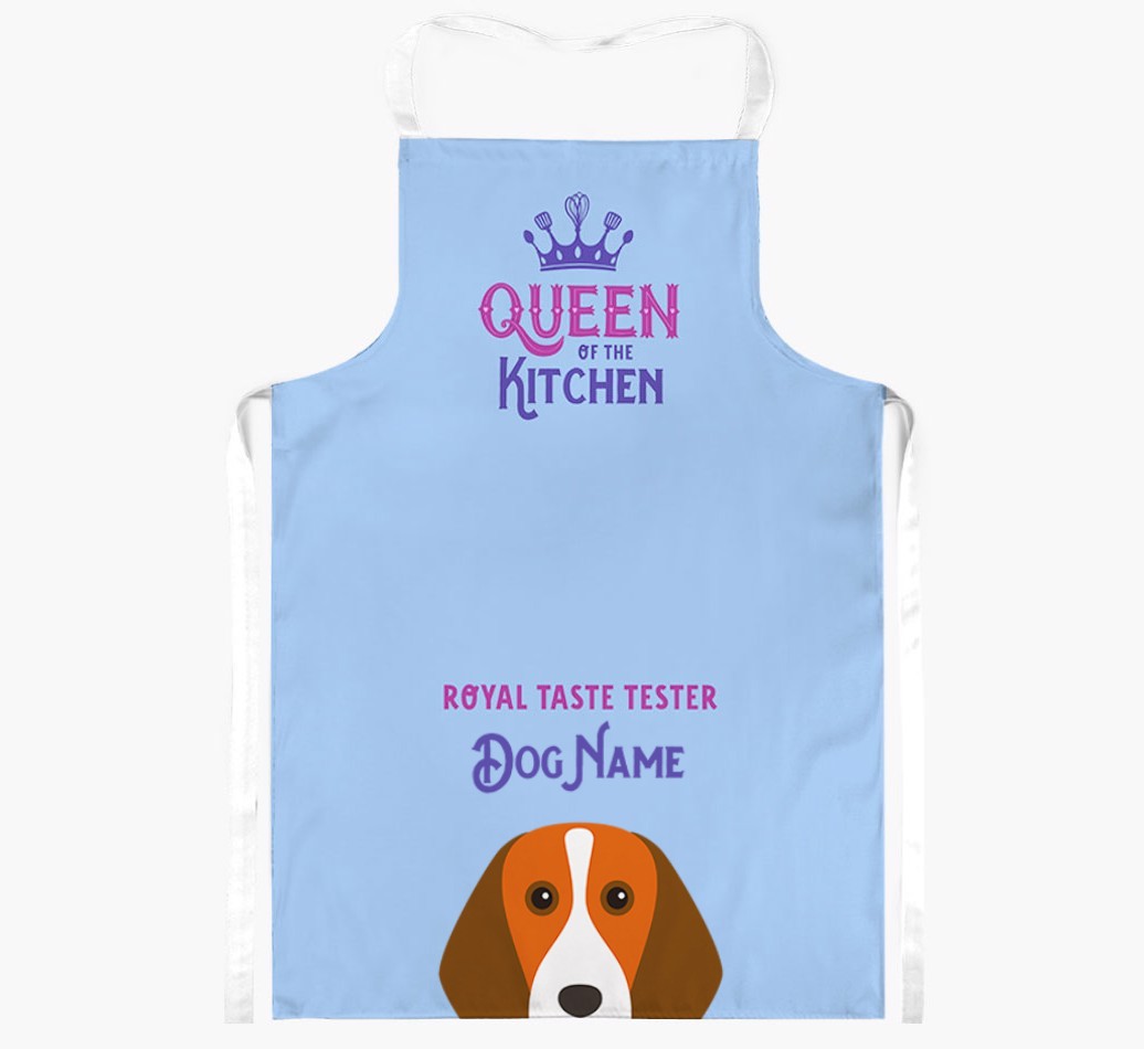 Queen of the Kitchen: Personalised {breedFullName} Apron