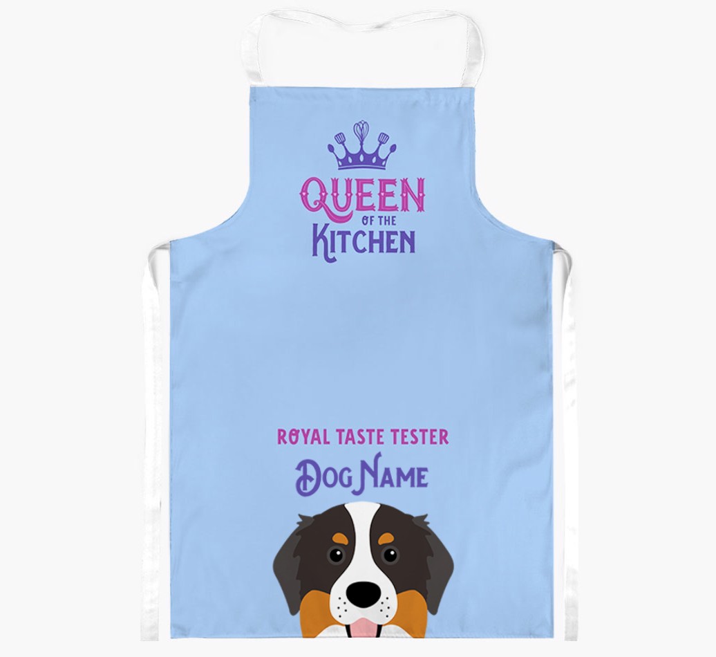 Queen of the Kitchen: Personalised {breedFullName} Apron