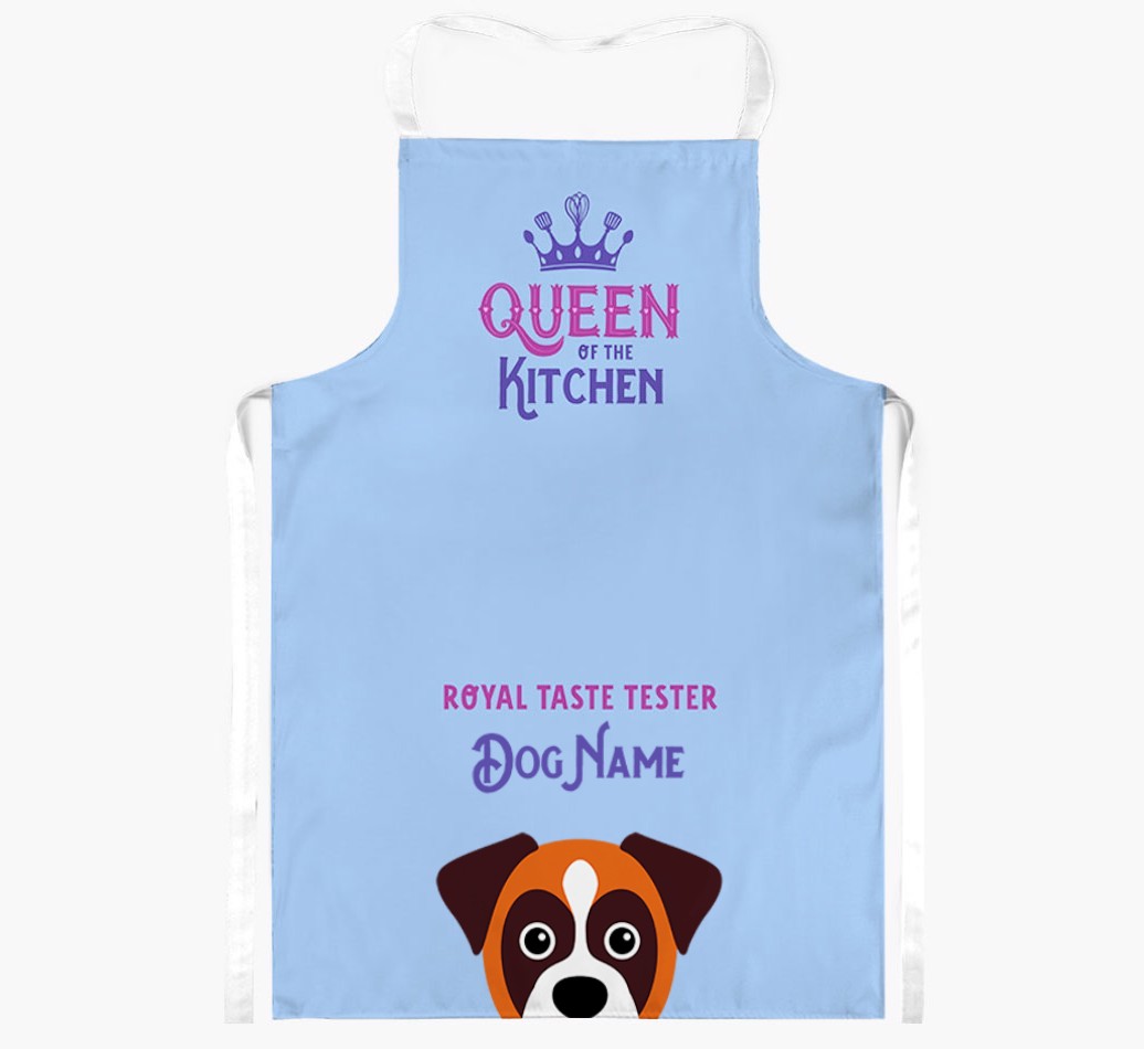 Queen of the Kitchen: Personalised {breedFullName} Apron