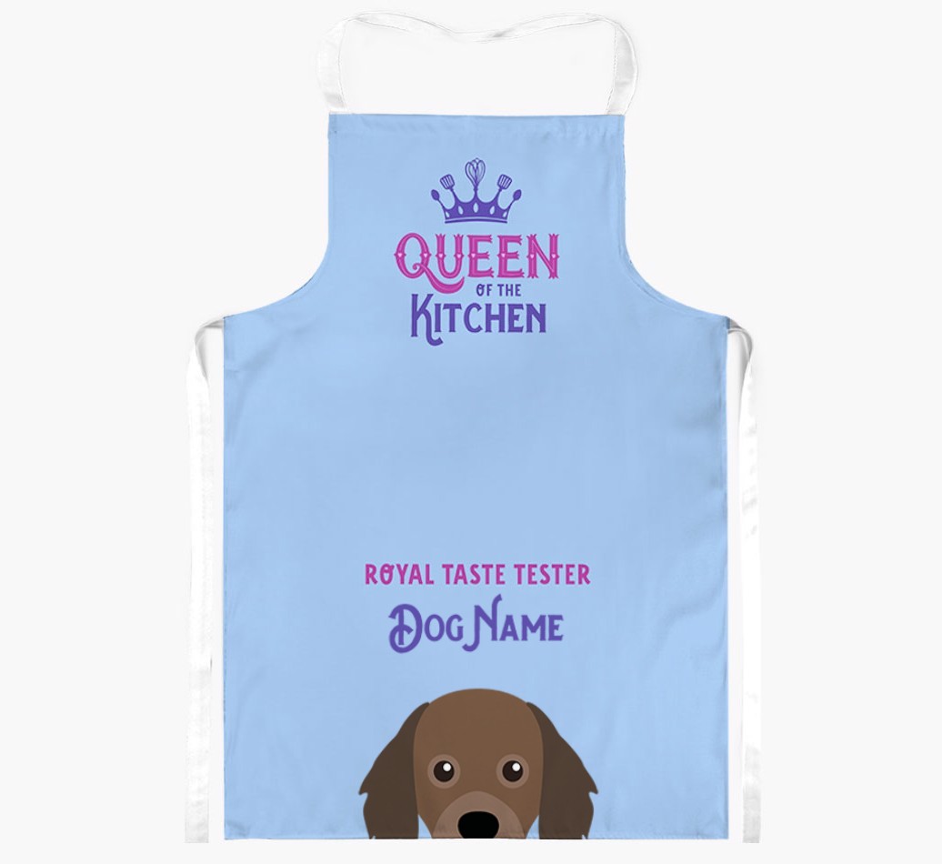 Queen of the Kitchen: Personalised {breedFullName} Apron