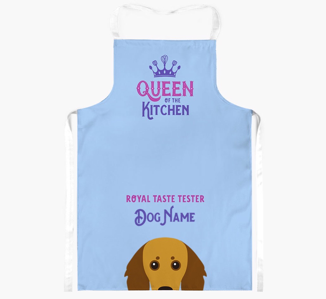 Queen of the Kitchen: Personalised {breedFullName} Apron