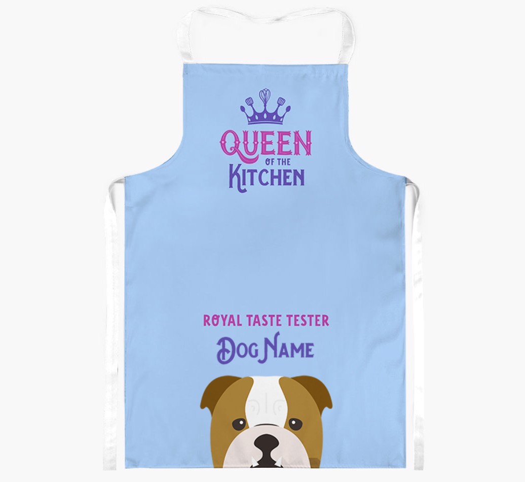 Queen of the Kitchen: Personalised {breedFullName} Apron