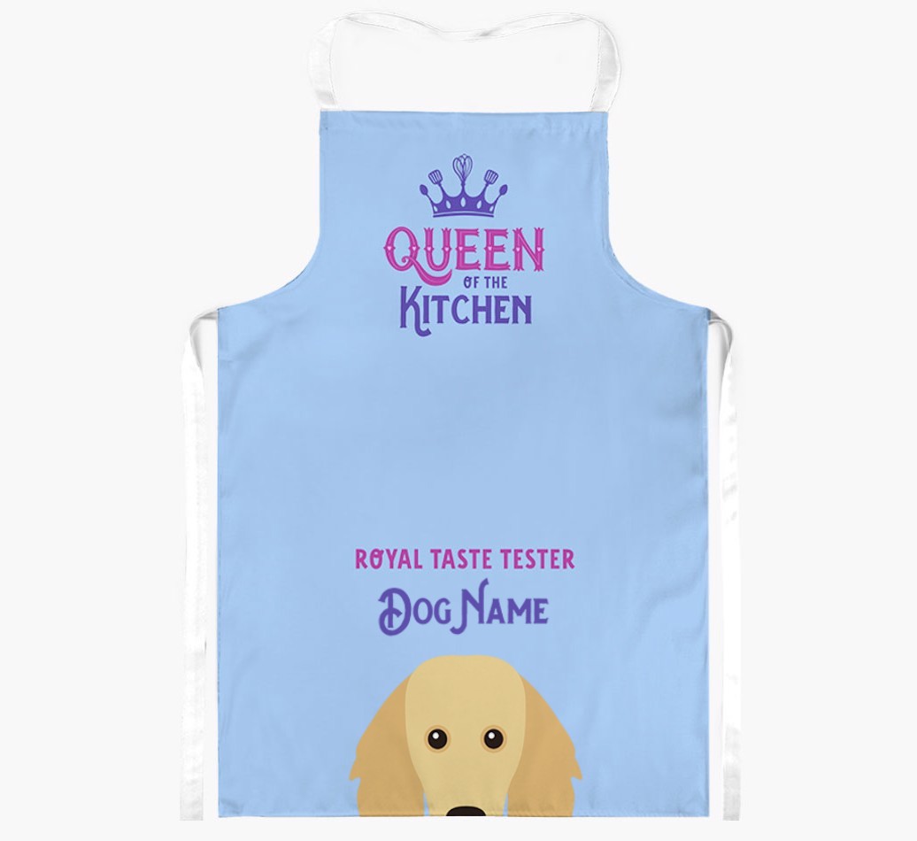 Queen of the Kitchen: Personalised {breedFullName} Apron