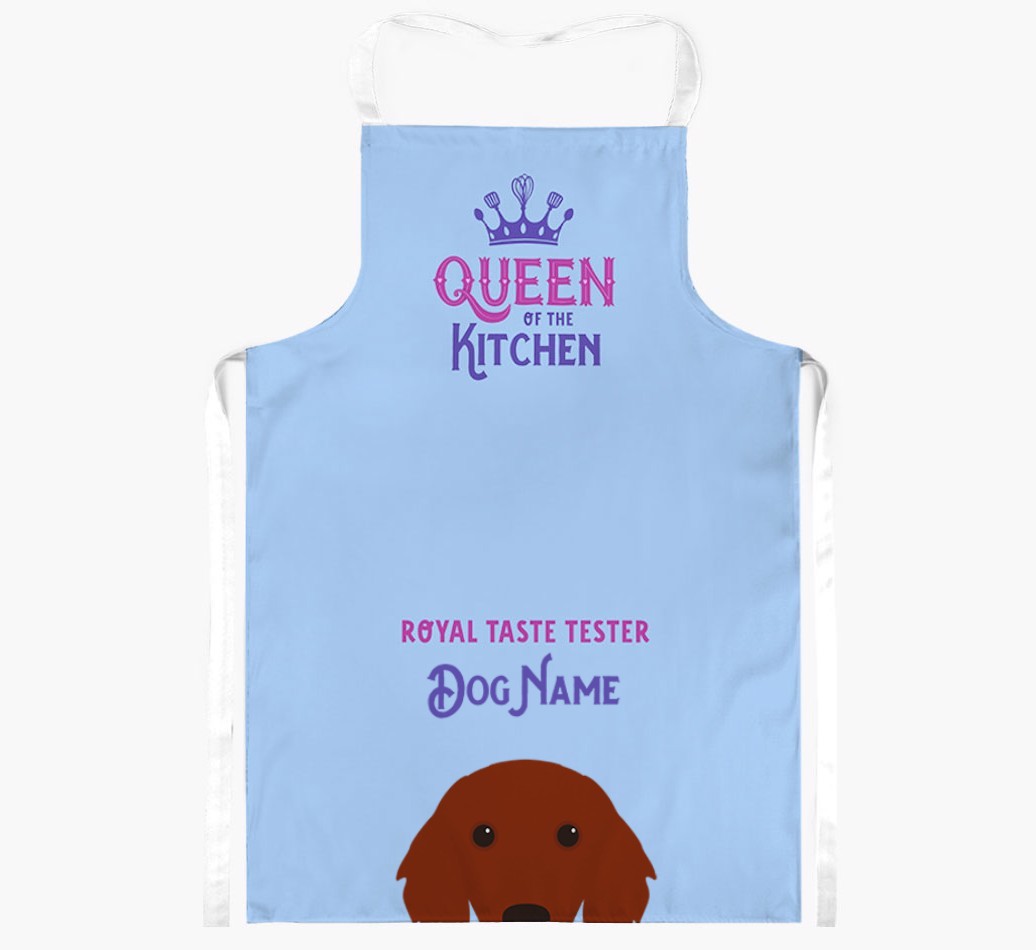 Queen of the Kitchen: Personalised {breedFullName} Apron