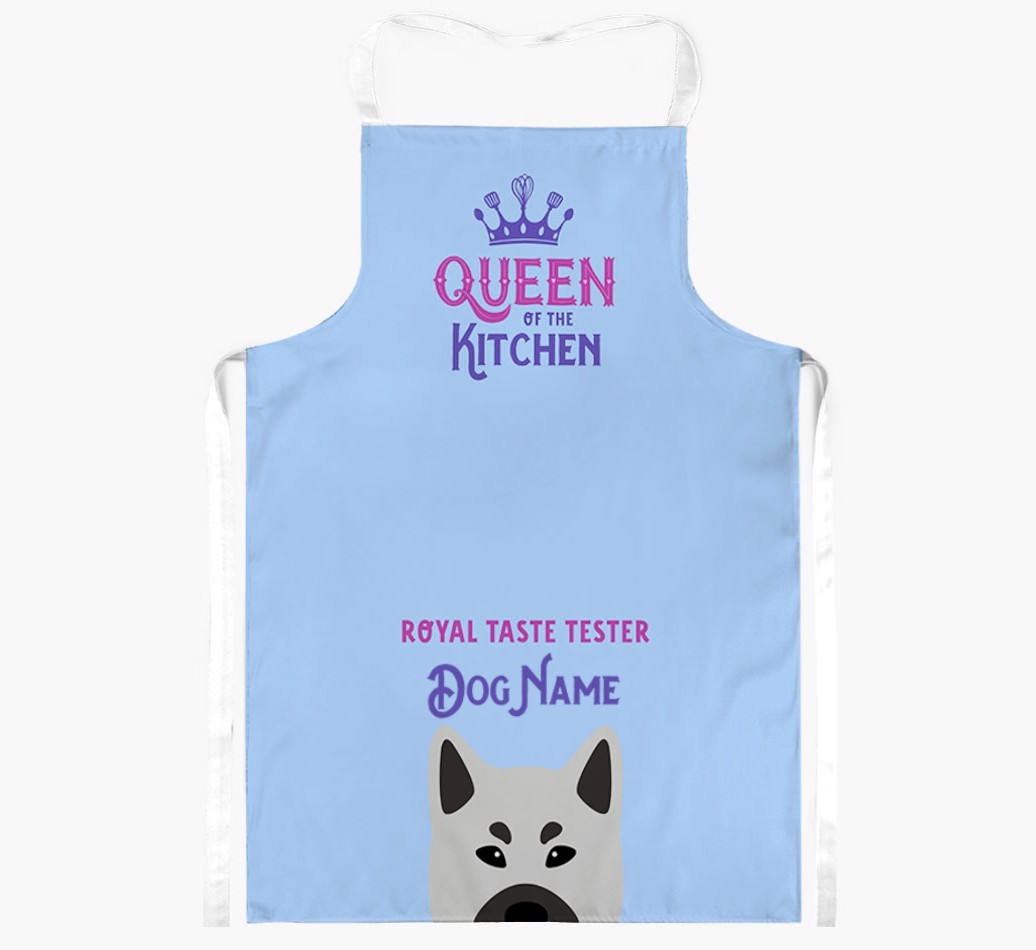 Queen of the Kitchen: Personalised {breedFullName} Apron