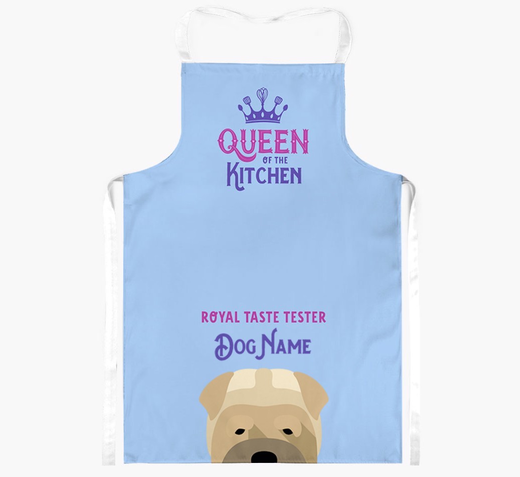 Queen of the Kitchen: Personalised {breedFullName} Apron