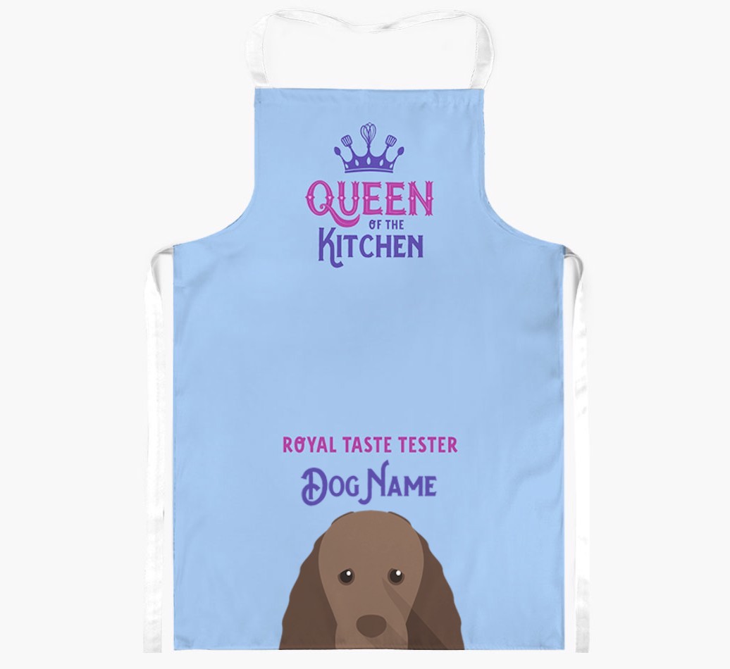 Queen of the Kitchen: Personalised {breedFullName} Apron