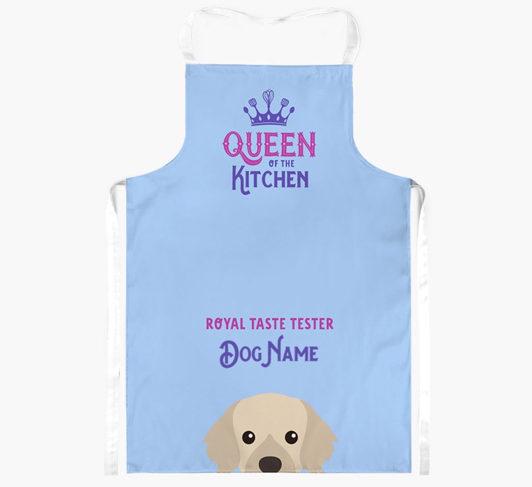 Queen of the Kitchen: Personalised {breedFullName} Apron