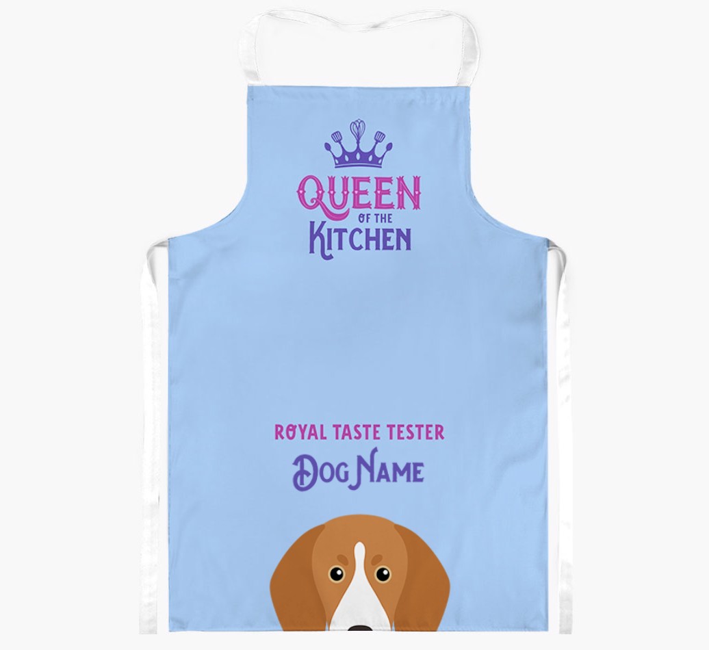 Queen of the Kitchen: Personalised {breedFullName} Apron