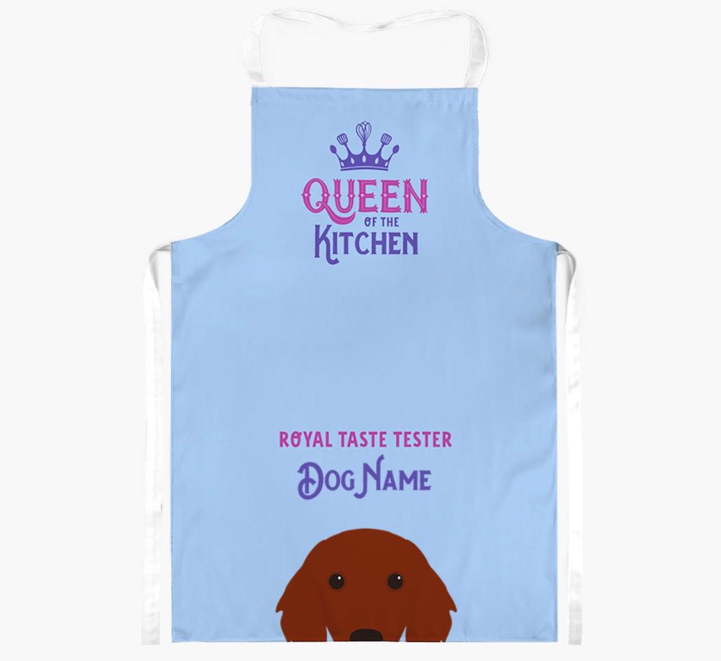 Queen of the Kitchen: Personalized {breedFullName} Apron