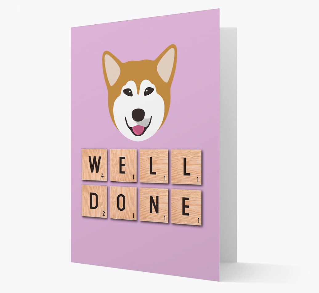 'Well Done' {breedFullName} Card