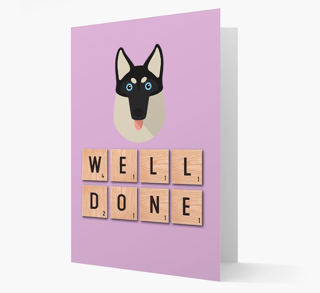 'Well Done' {breedFullName} Card