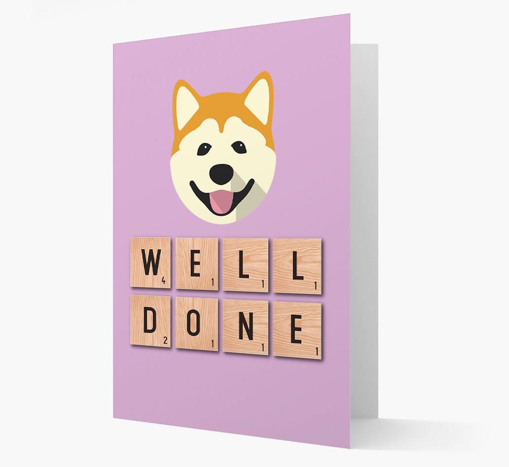 'Well Done' {breedFullName} Card