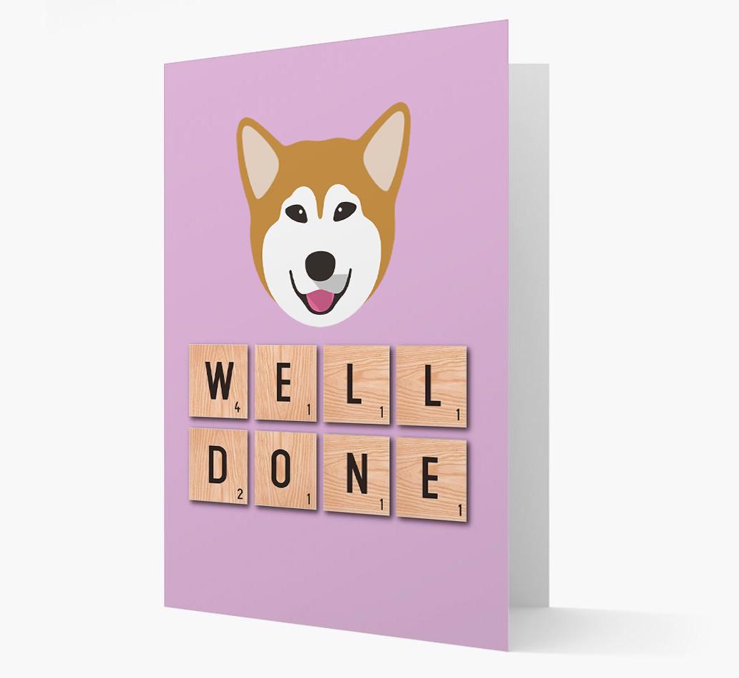 'Well Done' {breedFullName} Card